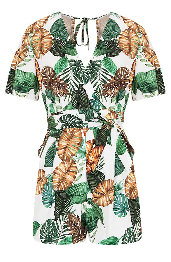 Jumpsuit Met Palmbladeren – shoparchief, foto 1