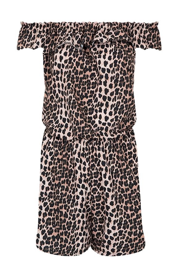 Leopard Jumpsuit Bruin – shoparchief, foto 1