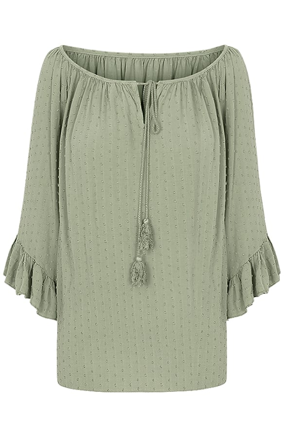 Oversized Stippen Tuniek Army – shoparchief, foto 1