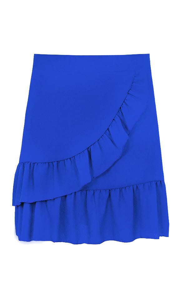 Ruches Rok Kobalt – shoparchief, foto 1