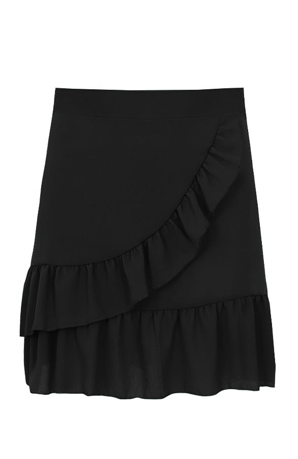 Ruches Rok Zwart – shoparchief, foto 1