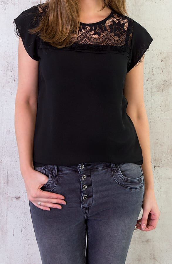 Secret Lace Top Black – shoparchief, foto 1