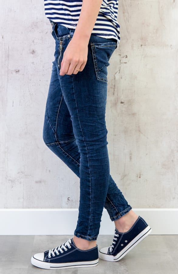 Baggy Dark Denim Jeans – shoparchief, foto 3