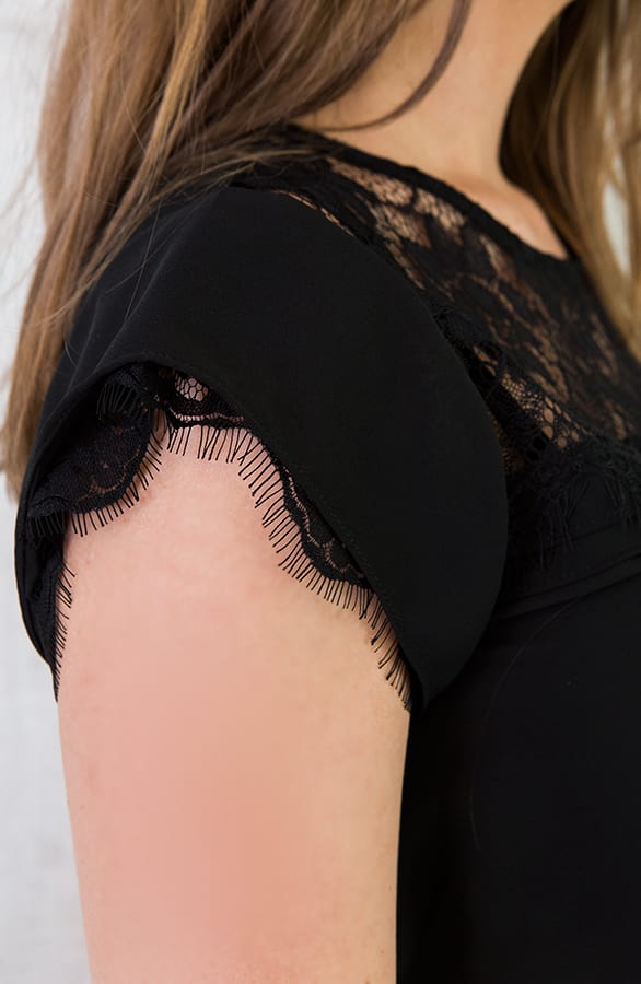 Secret Lace Top Black – shoparchief, foto 4