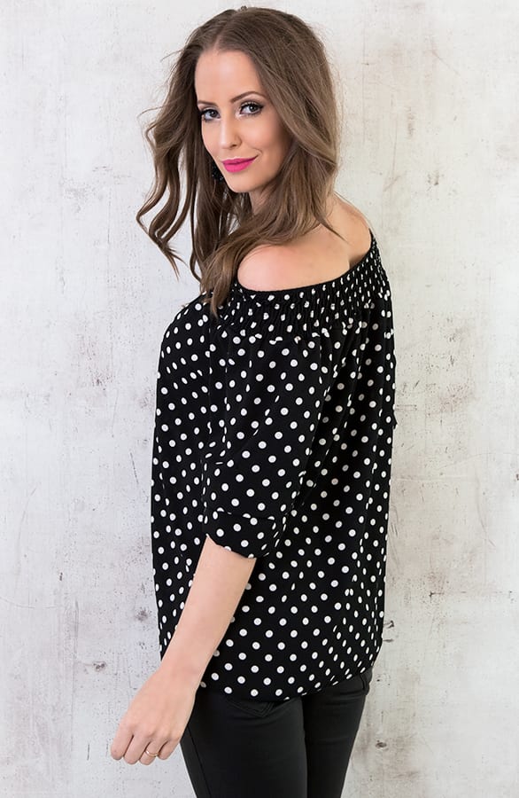 Polkadot Tuniek Zwart – shoparchief, foto 2