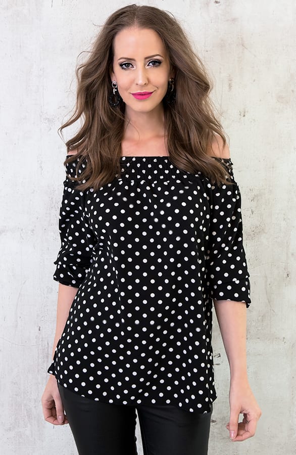 Polkadot Tuniek Zwart – shoparchief, foto 5