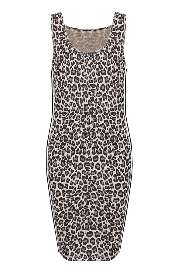Panter Jurk Bies Beige – shoparchief, foto 1