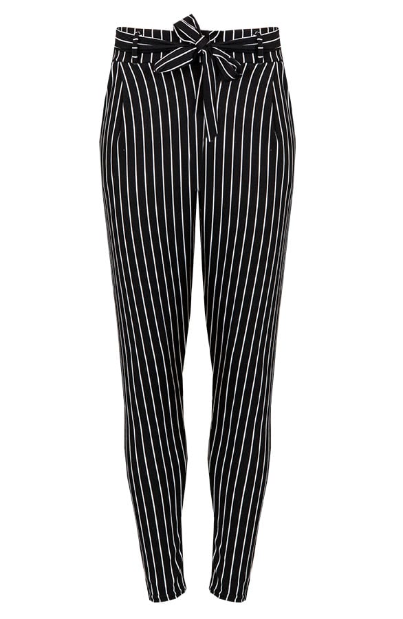 Strik Broek Gestreept Zwart – shoparchief, foto 1