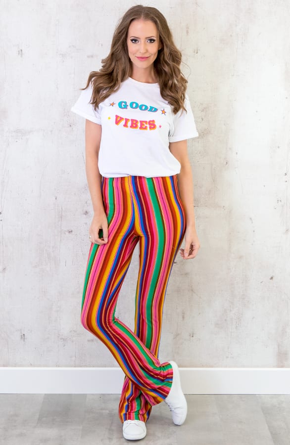 Good Vibes Top Wit – shoparchief, foto 3
