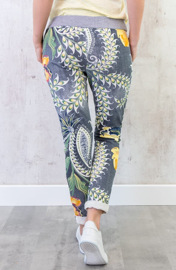 Print Jogging Broek Grijs – shoparchief, foto 4