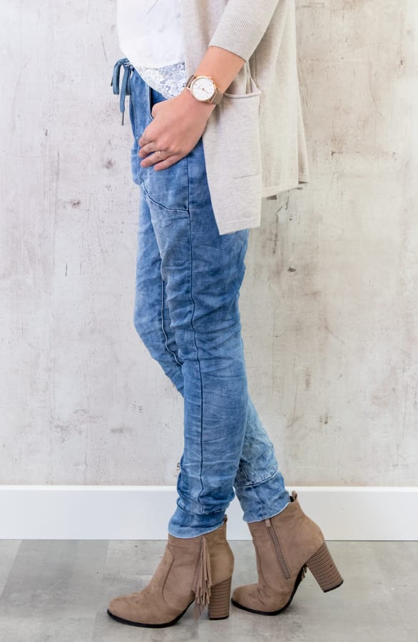 Denim Jogging Jeans Comfy – shoparchief, foto 3