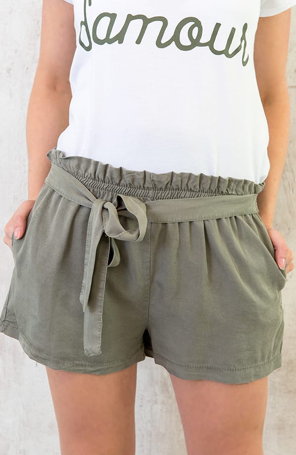 Strik Short Legergroen – shoparchief, foto 2