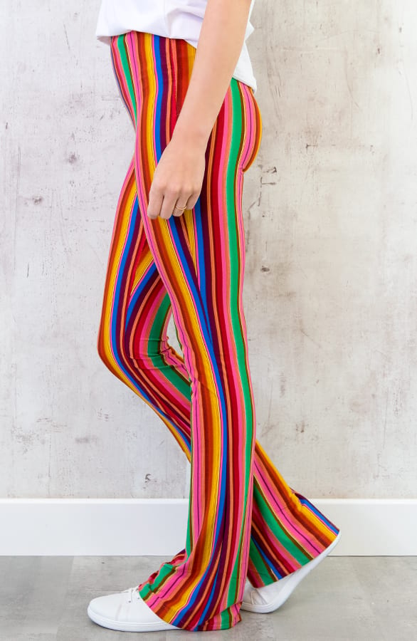 Gestreepte Flair Legging Neon – shoparchief, foto 2