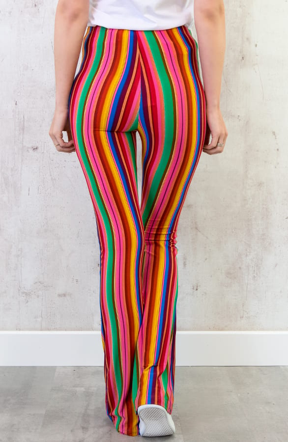 Gestreepte Flair Legging Neon – shoparchief, foto 5
