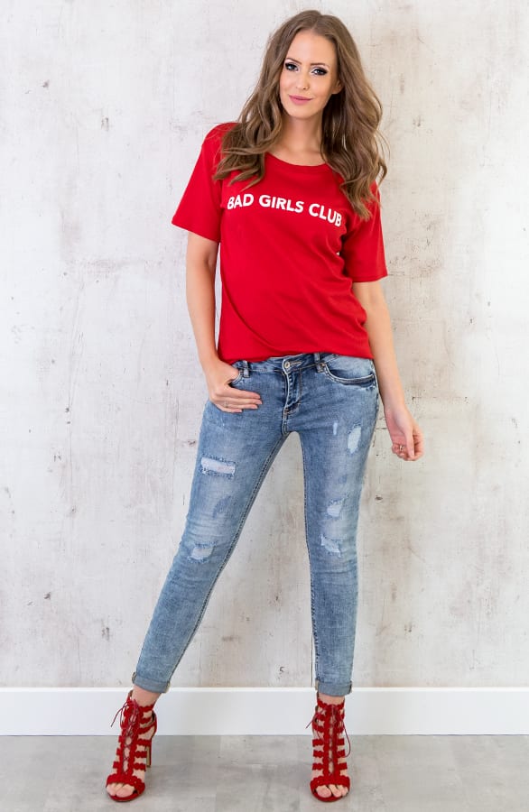 Bad Girls Top Rood – shoparchief, foto 3