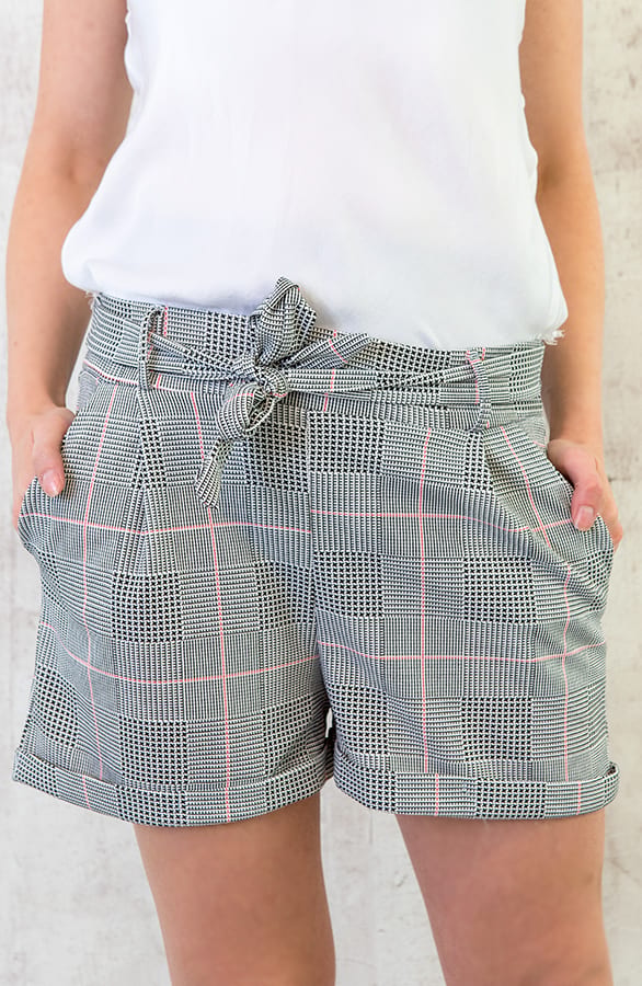 Basic Strik Short Geblokt – shoparchief, foto 2