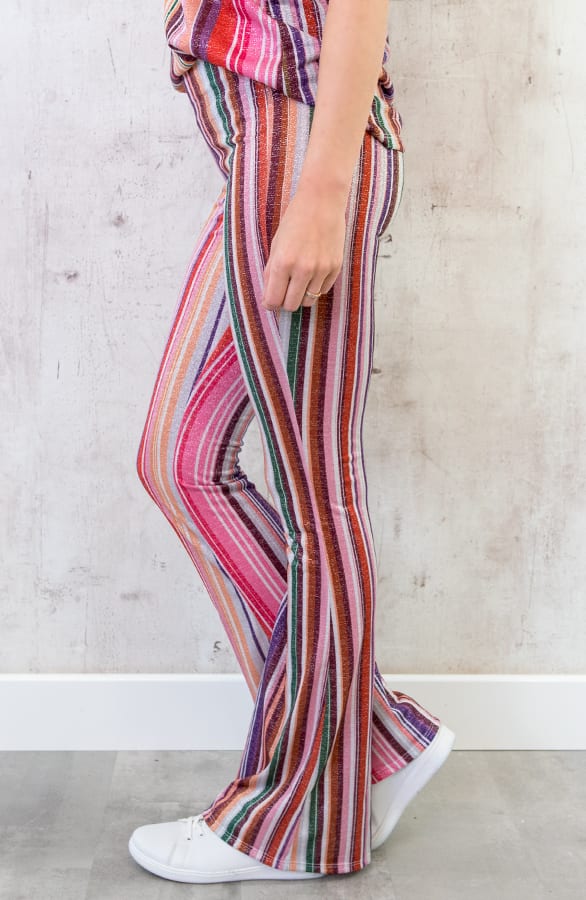Glitter Strepen Broek Pastel – shoparchief, foto 4