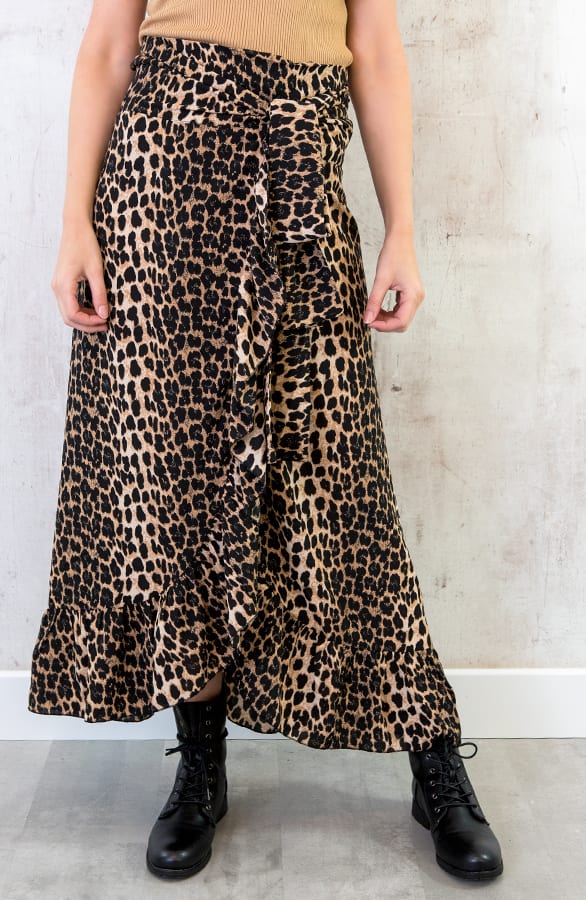 Leopard Wikkelrok Luxury – shoparchief, foto 2