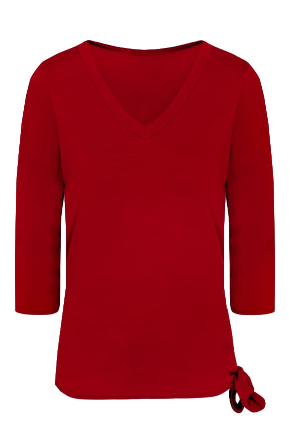 Basic Strik Shirt Bordeaux – shoparchief, foto 1