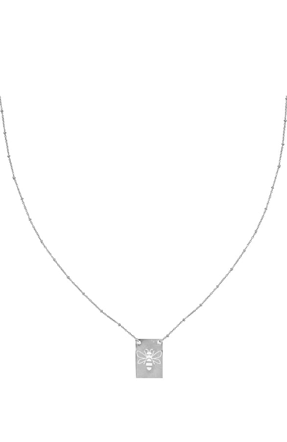 Bijen Ketting Zilver – shoparchief, foto 1
