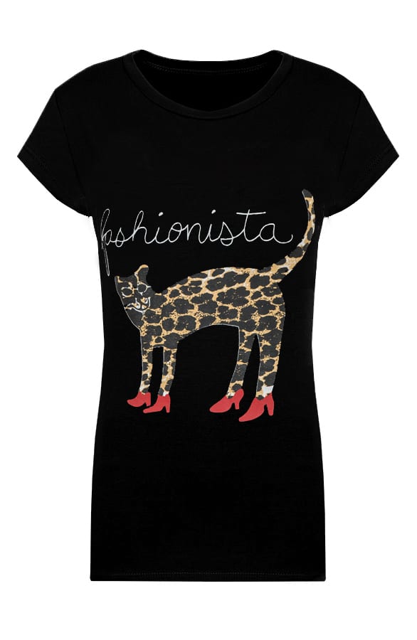 Fashionista Top Zwart – shoparchief, foto 1