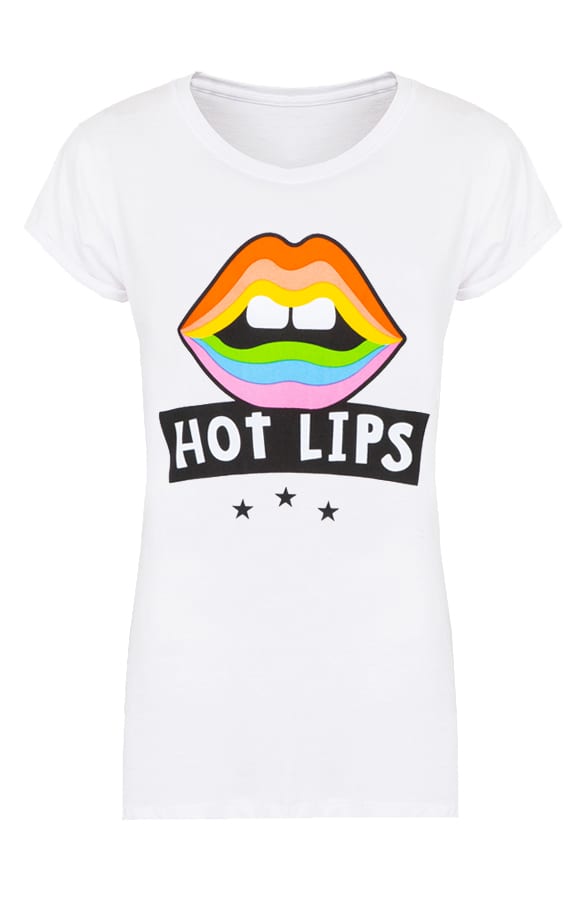 Hot Lips Top Wit – shoparchief, foto 1