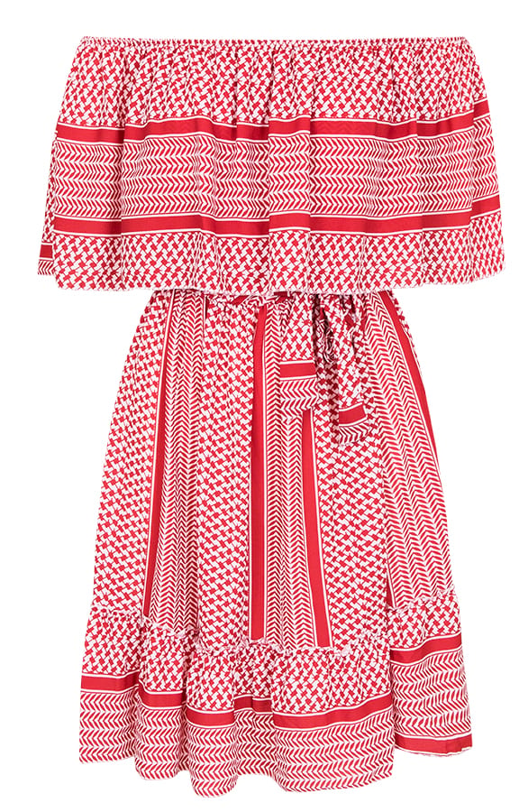Noa Print Jurk Rood – shoparchief, foto 1