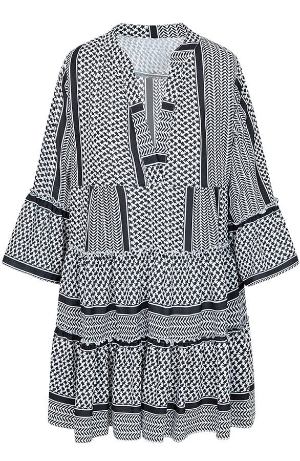 Noa Print Tuniek Zwart – shoparchief, foto 1