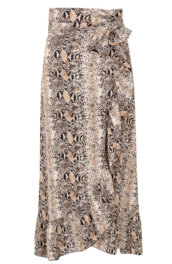 Slangenprint Wikkelrok Luxury – shoparchief, foto 1