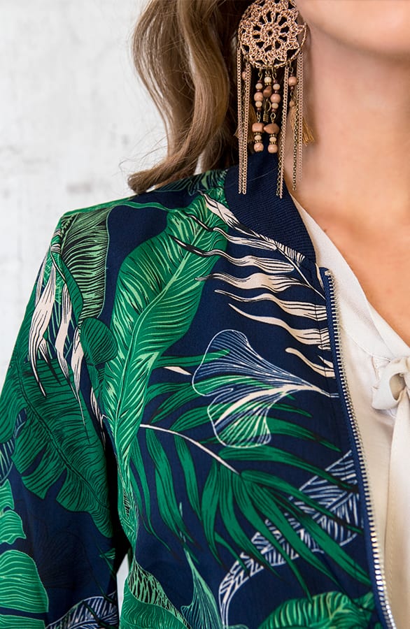 Bomber Print Jasje Dun – shoparchief, foto 3