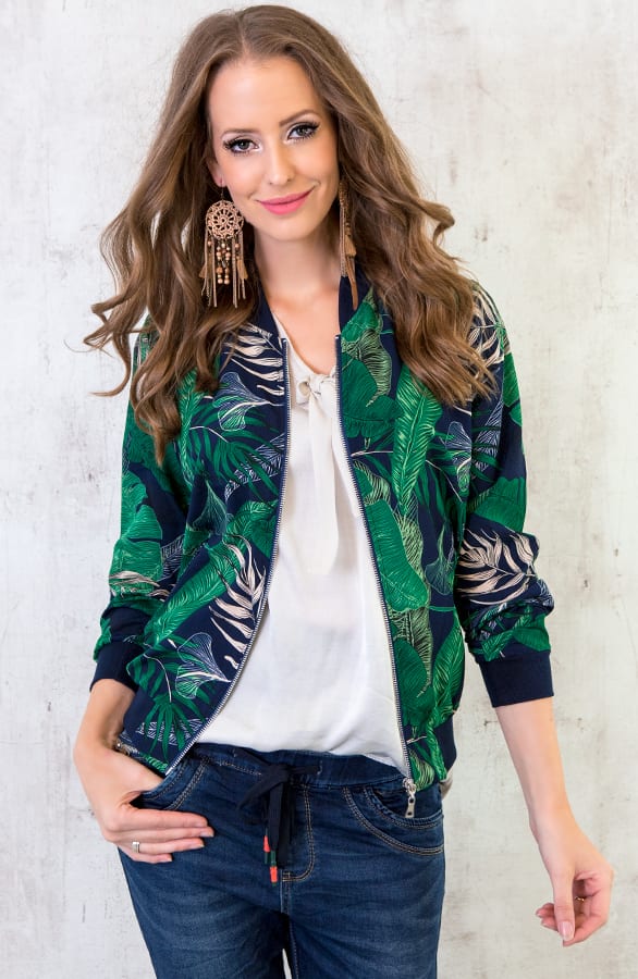 Bomber Print Jasje Dun – shoparchief, foto 2