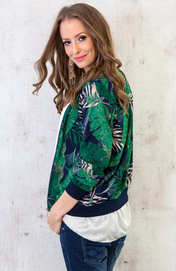 Bomber Print Jasje Dun – shoparchief, foto 4