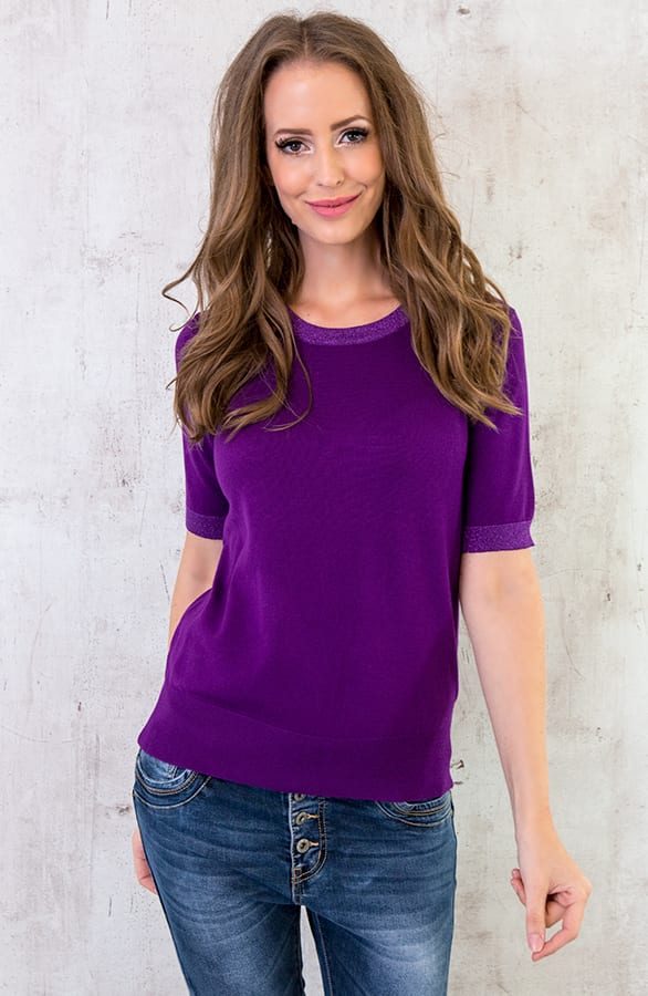 Luxury Wanted Top Paars – shoparchief, foto 5