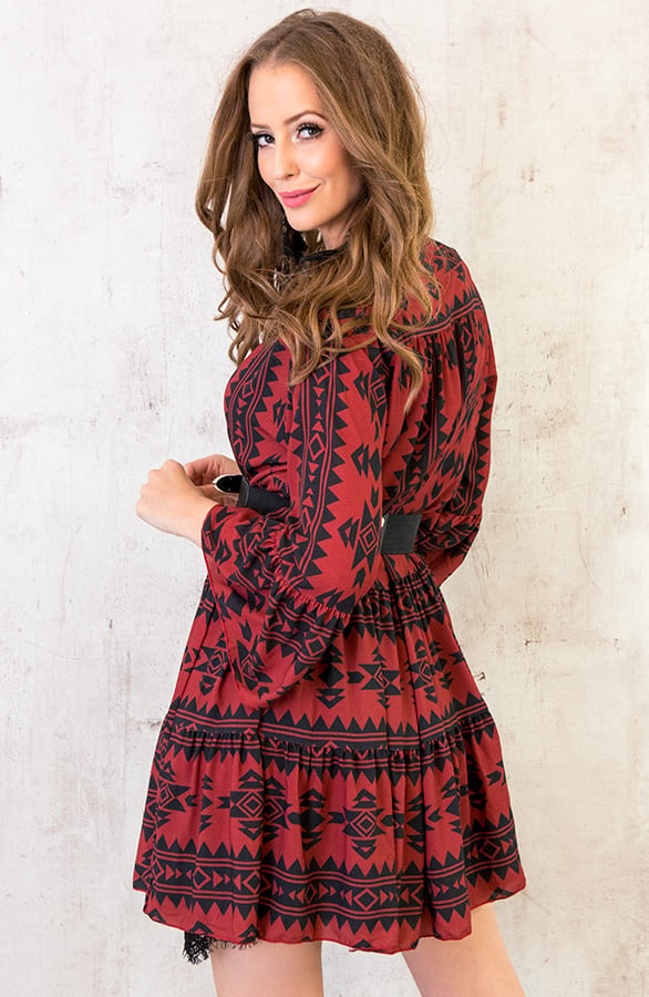 Noa Aztec Tuniek Bordeaux – shoparchief, foto 4