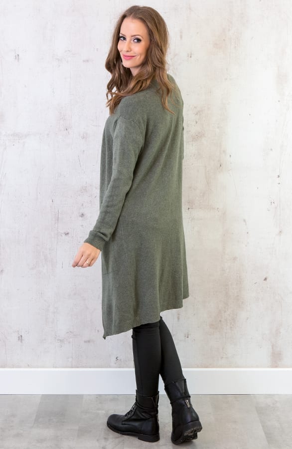 Lang Vest Legergroen – shoparchief, foto 1