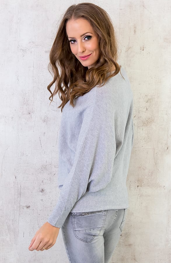 Oversized Soft Trui Lichtgrijs – shoparchief, foto 5
