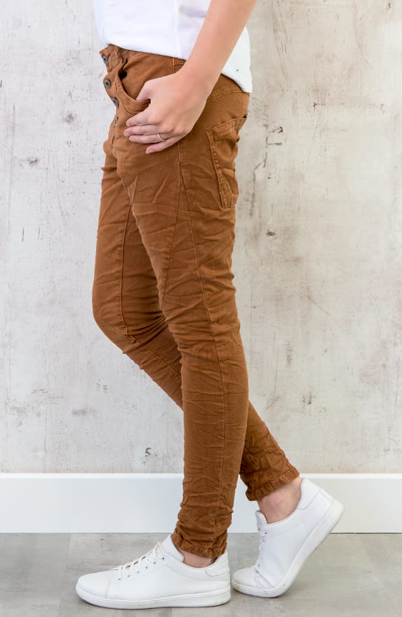 Chino Broek Cognac – shoparchief, foto 3