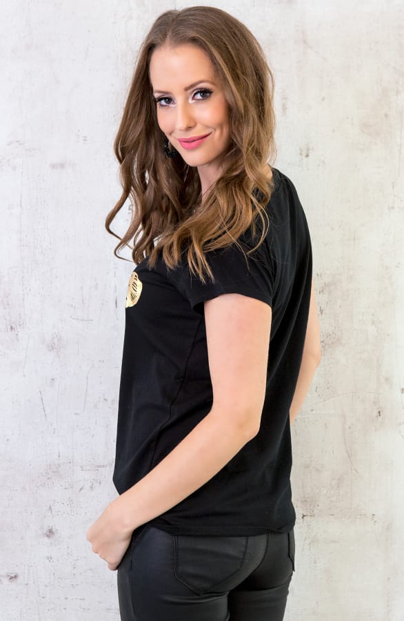 Uh Huh Honey Top Zwart – shoparchief, foto 5
