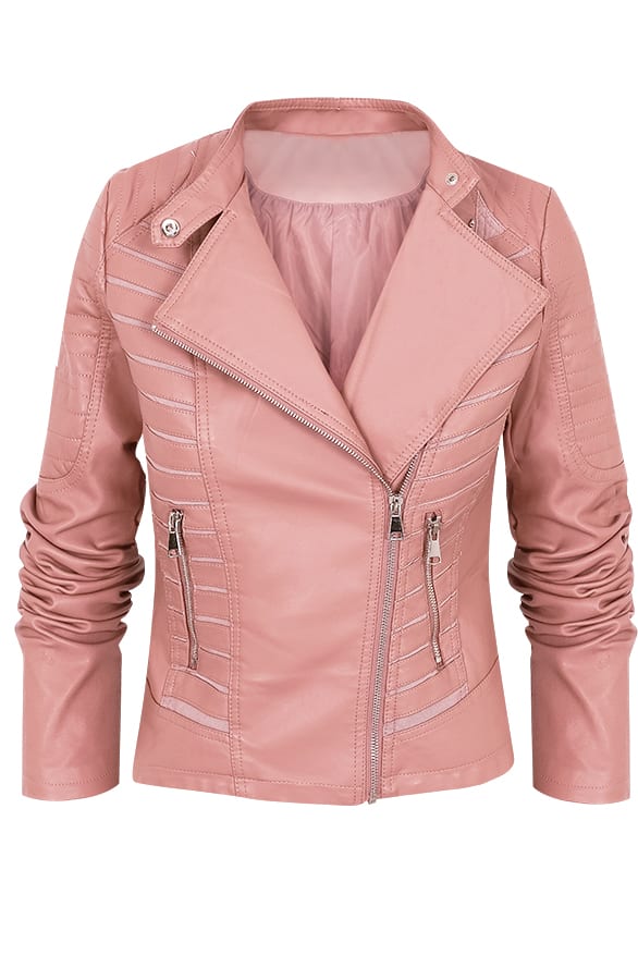 Biker Jacket Oud Roze – shoparchief, foto 1