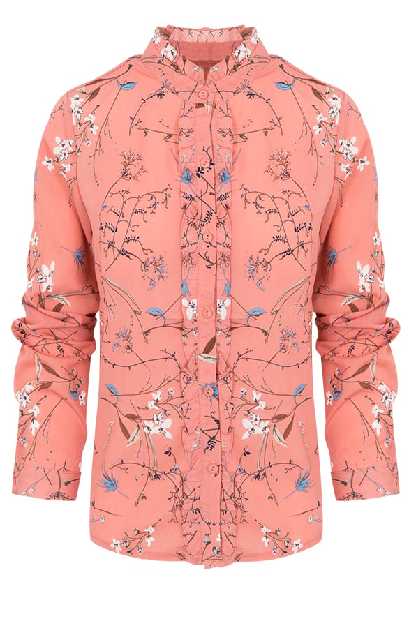 Bloemen Blouse Roze – shoparchief, foto 1