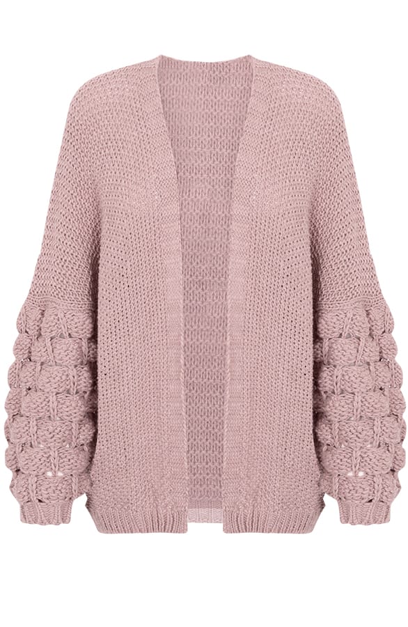 Gebreid Vest Limited Roze – shoparchief, foto 1