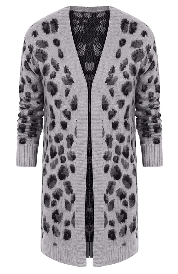 Leopard Vest Grijs – shoparchief, foto 1