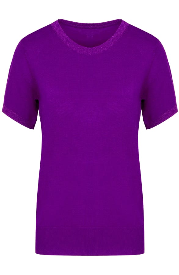 Luxury Wanted Top Paars – shoparchief, foto 1