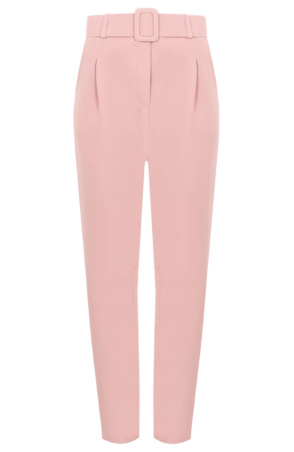 Pantalon Met Riem Oud Roze – shoparchief, foto 1