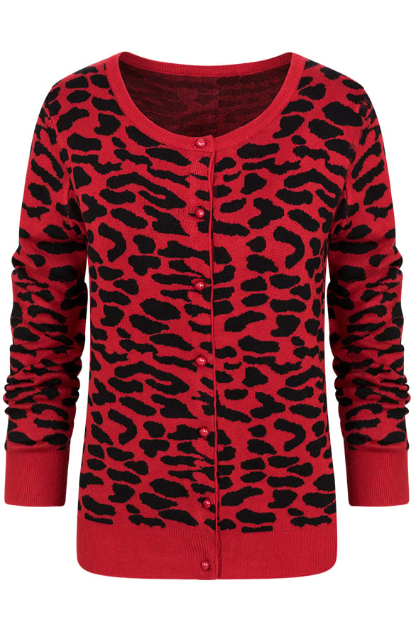 Panterprint Vest Rood – shoparchief, foto 1