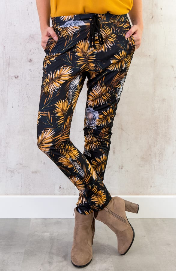 Jogging broek Leopard Oker – shoparchief, foto 2