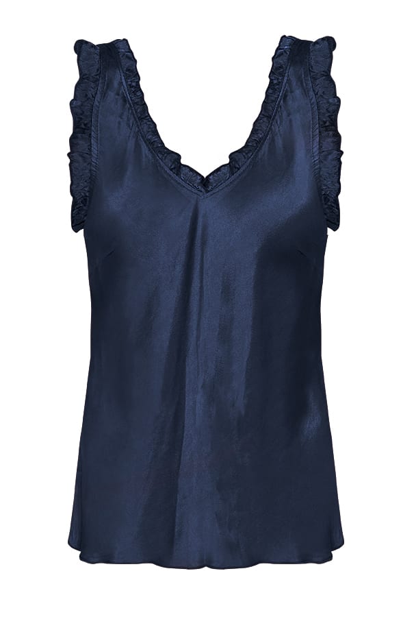 Zijde Top Ruches Marine – shoparchief, foto 1