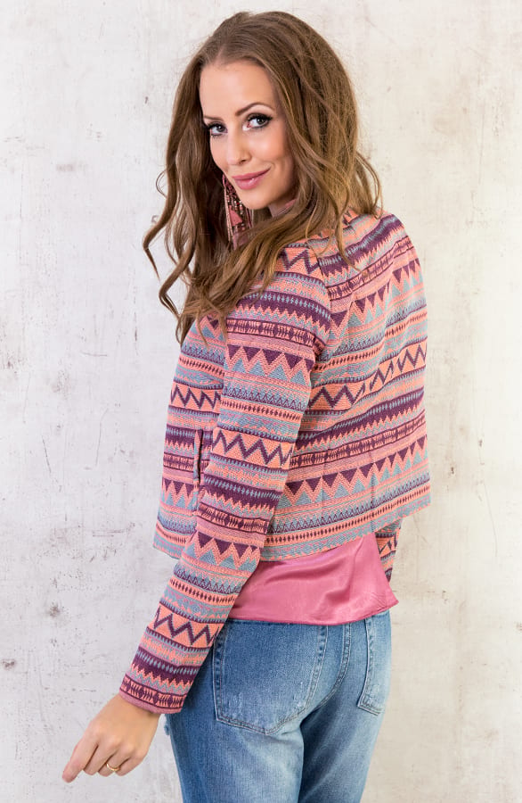 Aztec Blazer Roze – shoparchief, foto 6