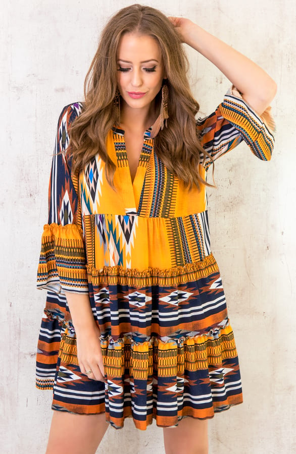 Noa Mexican Tuniek Geel – shoparchief, foto 6