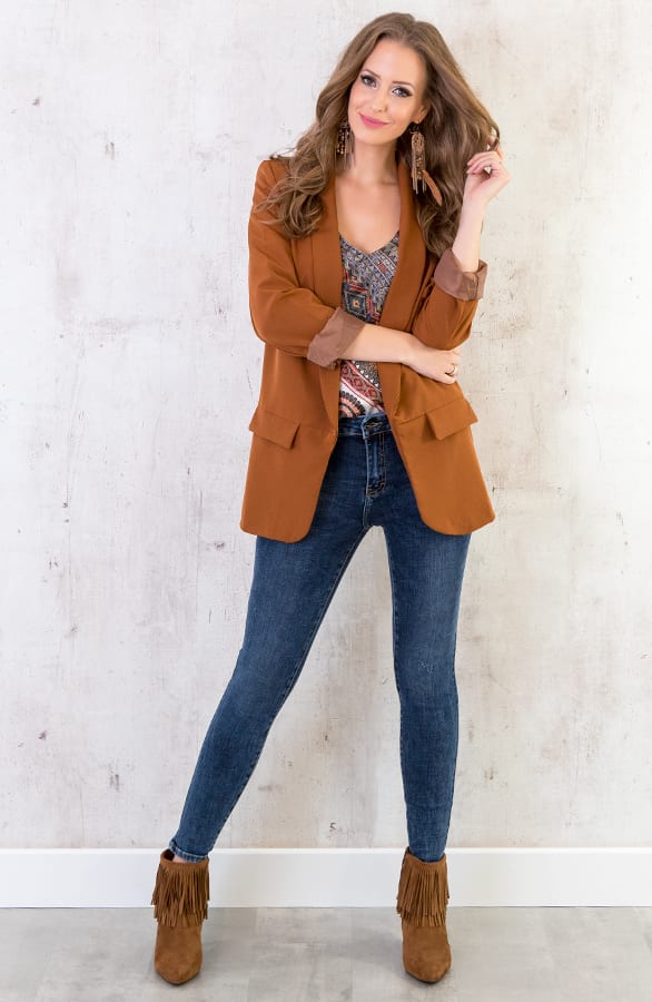 High Waist Spijkerbroek Blauw – shoparchief, foto 4